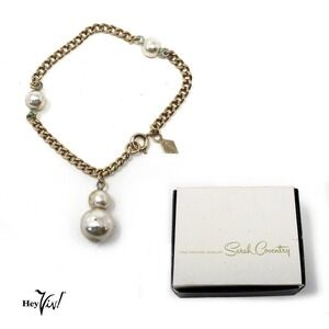 Vintage Sarah Coventry Pearl Bracelet Fashion Flirt 9703 Original Box - Hey Viv
